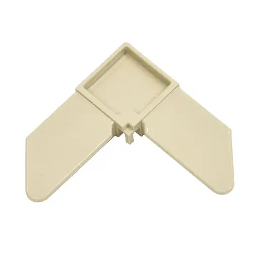 1" x 7/16" (25.4 x 11 mm) Tan Corner for WSF1716 Series Screen Frame