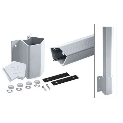 Mill 42" Outside 135 Degree Fascia Mount Post Kit for 100 Series Rails