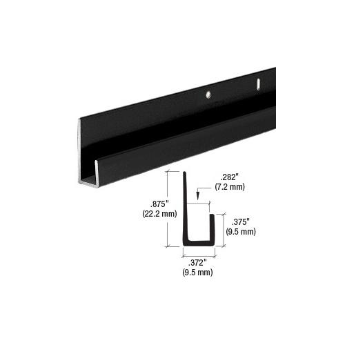 Brixwell D636MBLCCP36 Matte Black Anodized Paint 1/4" Standard