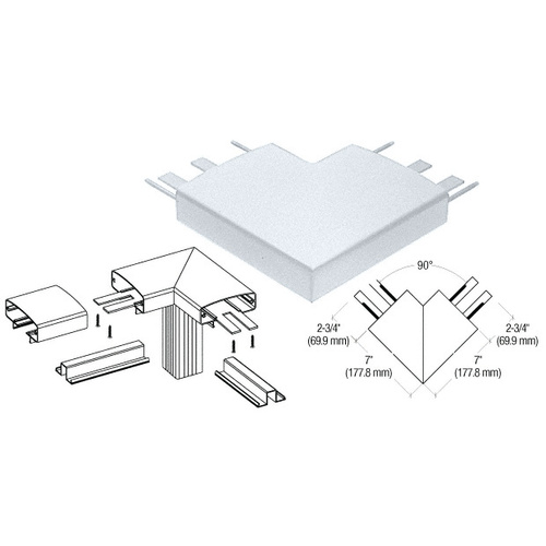 Mill 400 Series Top Cap 90 degree Corner