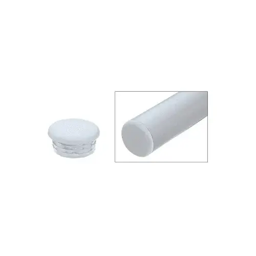 Clear Anodized Quick Connect Color Match End Cap for 1-1/2" Diameter Tubing