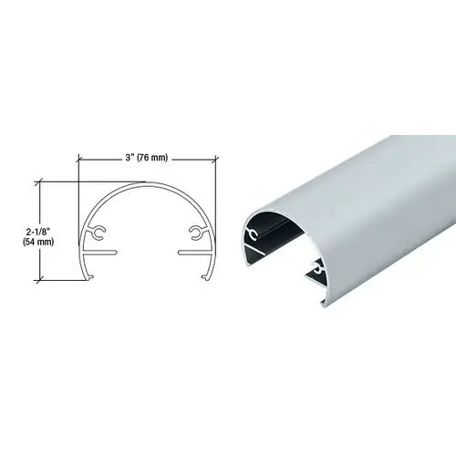 Hansen 3XTR241M Mill 300X Series 241" Top Rail