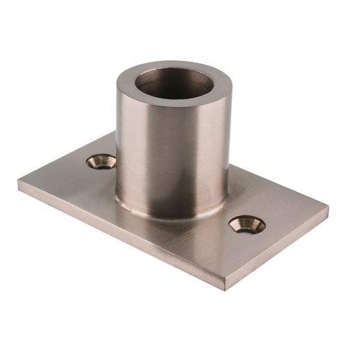 CRL S14BN Brushed Nickel Chrome Wall Mount Top Fitting