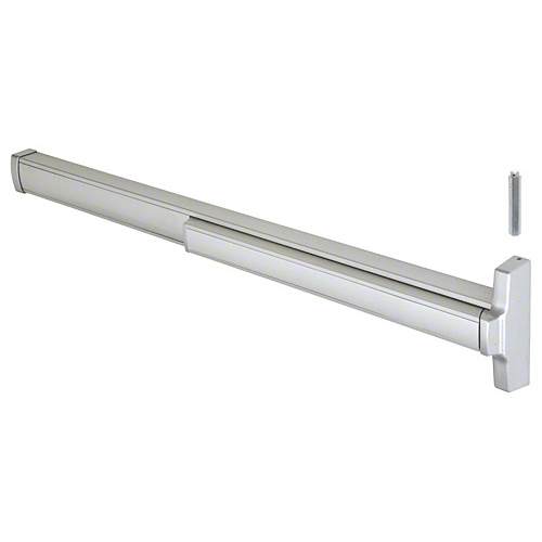 48" Model 2086 Concealed Vertical Rod Panic Exit Device Right Hand Reverse Bevel Fits 4/0 x 7/0 Door Aluminum Finish