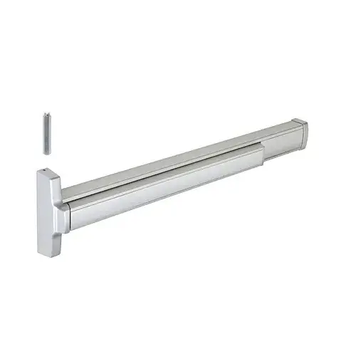 36" Model 2086 Concealed Vertical Rod Panic Exit Device with Impact Kit Left Hand Reverse Bevel Fits 3/0 x 7/0 Door Aluminum Finish