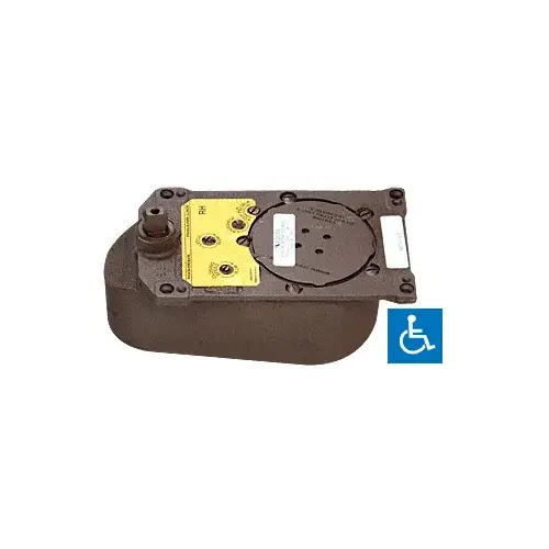 Model PH28 8.5 Lb. Center-Hung 90 Degree Selective Hold Open Floor Mounted Closer Body Only - Right Hand