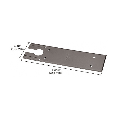 kaba Dark Bronze BTS80 Series Cover Plate