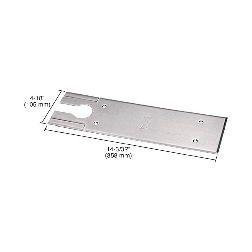 DORMA BTS7410CPBS kaba Brushed Stainless BTS80 Series Cover Plate