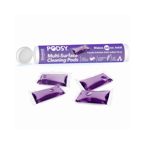 PODSY PARTNERS, LLC PY002-4SP-1RT-XCP12 4CT MS Cleaning Pods - pack of 12