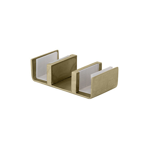 CRL CAMG1BBRZ Brushed Bronze Replacement Bottom Guide for Cambridge Sliding System