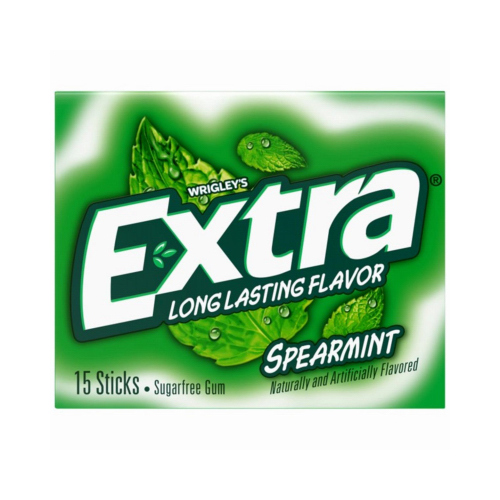 Chewing Gum Wrigley's Extra Sugar Free Spearmint 15 pc 0.11 oz