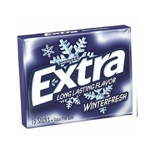 Extra 487032-XCP10 Chewing Gum Sugar Free Winterfresh - pack of 10