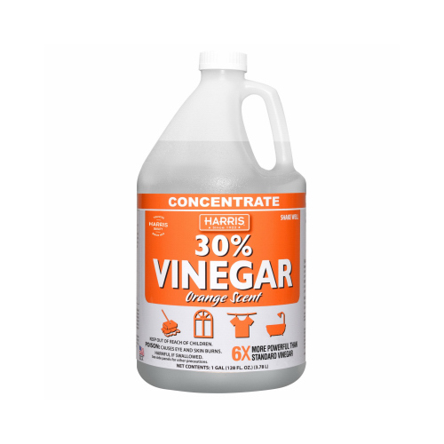 Harris ORG30128 30 Cleaning Vinegar, 128 oz Bottle, Liquid, Pungent, Vinegar, Clear