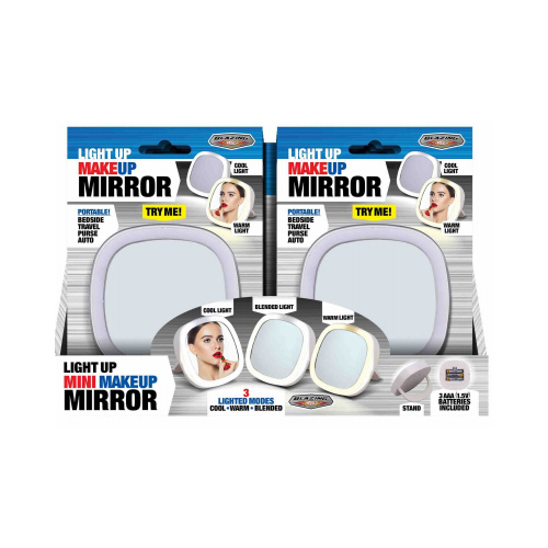 Shawshank LEDz 768028XCP12 Light Up Makeup Mirror pack of 12