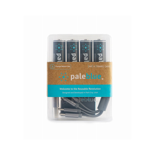 PALE BLUE EARTH LLC PB-AA-C AA Rechar Batteries  pack of 4