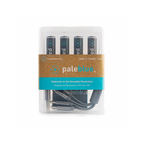 PALE BLUE EARTH LLC PB-AAA-C AAA Recha Batteries  pack of 4