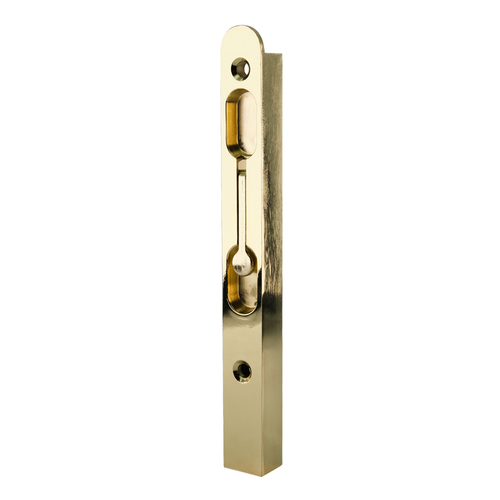 Deltana 7FBZ3 Flush Door Security Bolt 7" Polished Brass