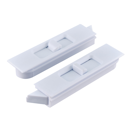 Silver Line Snap-In Tilt Latch Standard Nose Left and Right Hand Set (Pair) Blue White