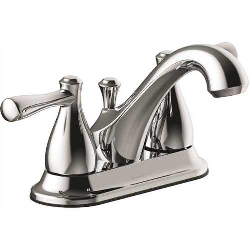 Xiamen Lota International Co., Ltd. 67233W-8001 Seasons Raleigh Double-Handle Bathroom Faucet in Chrome with Quick Install Pop Up