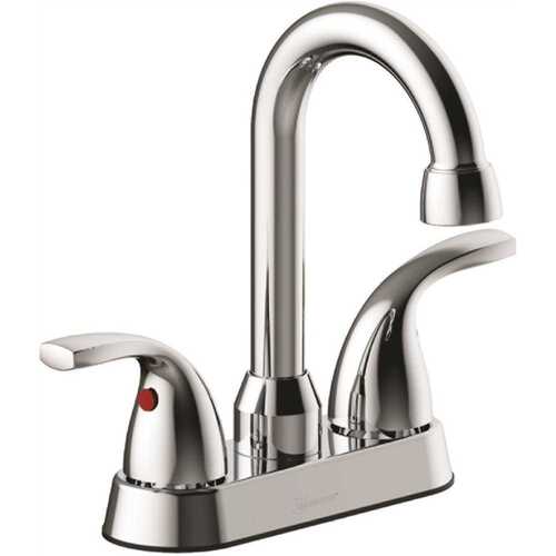 Xiamen Lota International Co., Ltd. 67224W-0001 Seasons Anchor Point Double-Handle Bar Faucet in Chrome