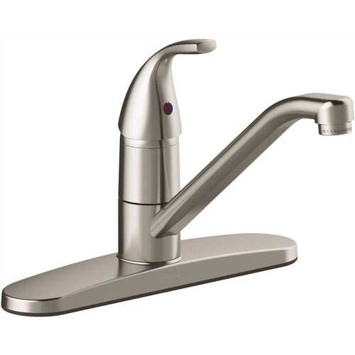 Xiamen Lota International Co., Ltd. 67221W-0008D2 Anchor Point Single-Handle Standard Kitchen Faucet in Stainless Steel