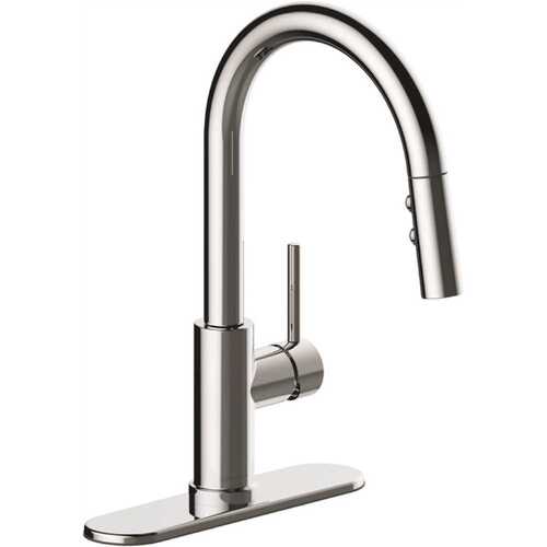Xiamen Lota International Co., Ltd. 67780-1601 Westwind Single-Handle Pull-Down Sprayer Kitchen Faucet in Chrome