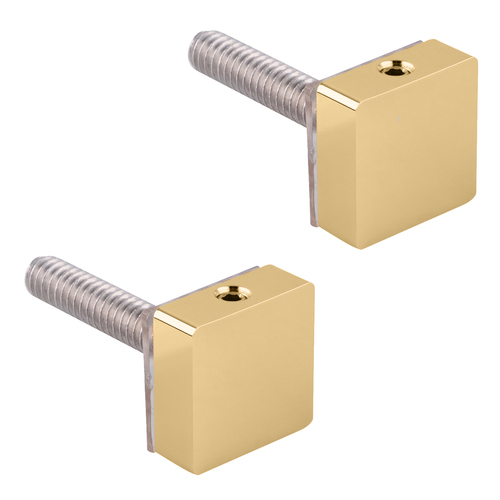 Satin Brass SQ Washer/Stud Replacement Set