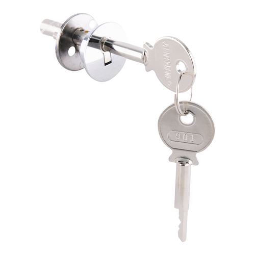 CRL LK16KA Chrome Keyed Alike Lock for Cabinet Sliding Glass Door