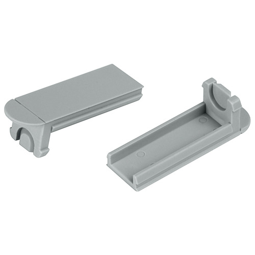 End Cap, for 1101 Profile 10 pcs. Plastic, Gray, 10 pcs Gray