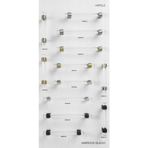 Decorative Hardware Display Board, White #185 (Amerock with Keku) #185 (Amerock with Keku) White