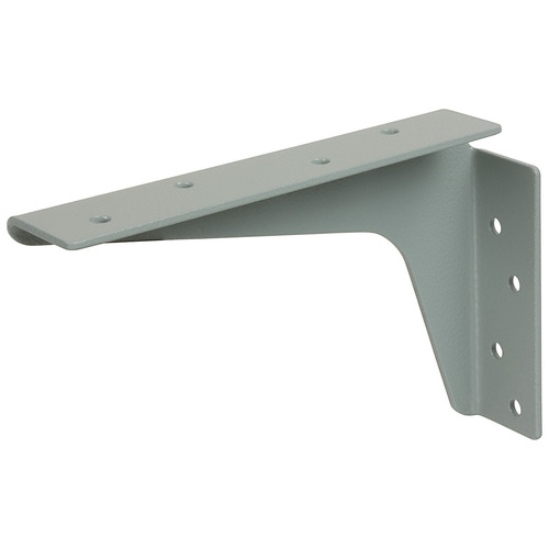 Work Surface Brackets, Rigid 21" 15" 15 x 21" (L x H), Gra - 2 per pack x3 packs Gray