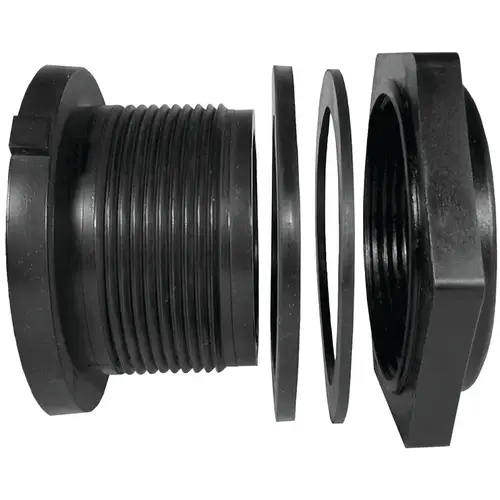 Green Leaf TF100 TF 100 P-E Tank Fitting, 1 in, FPT, Polypropylene