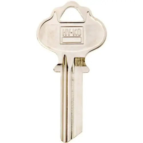 Key Blank, Brass, Nickel, For: ILCO Vehicle Locks - pack of 10