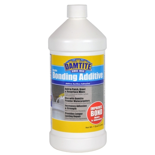 DAMTITE 05160 Bonding Additive, Liquid, Ammonia, White, 1 qt Bottle