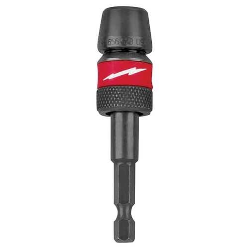 Milwaukee 48-28-1010 Drill Bit Extension, 1/4 in Shank, Hex Shank, 6 in L, Steel Black