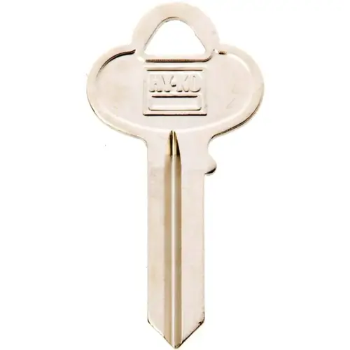 Key Blank, Brass, Nickel, For: Corbin Russwin Cabinet, House Locks and Padlocks