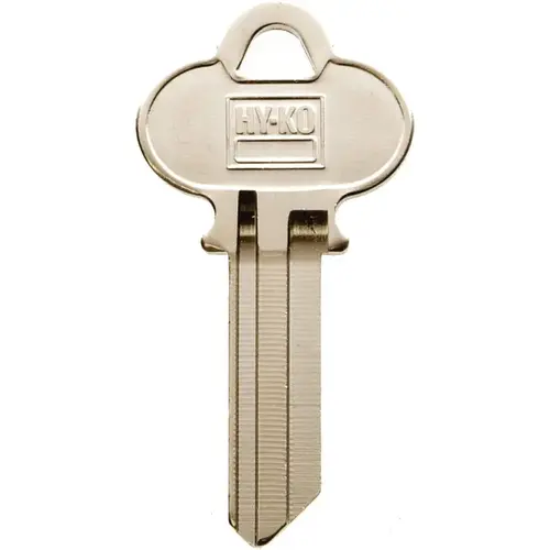 Key Blank, Brass, Nickel, For: Weslock Vehicle Locks - pack of 10