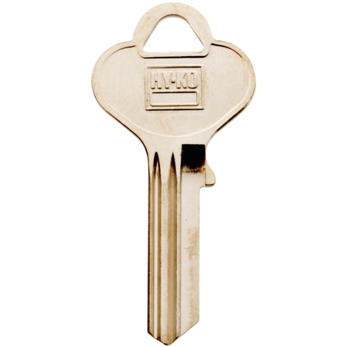 Key Blank, Brass, Nickel, For: Taylor Cabinet, House Locks and Padlocks - pack of 10