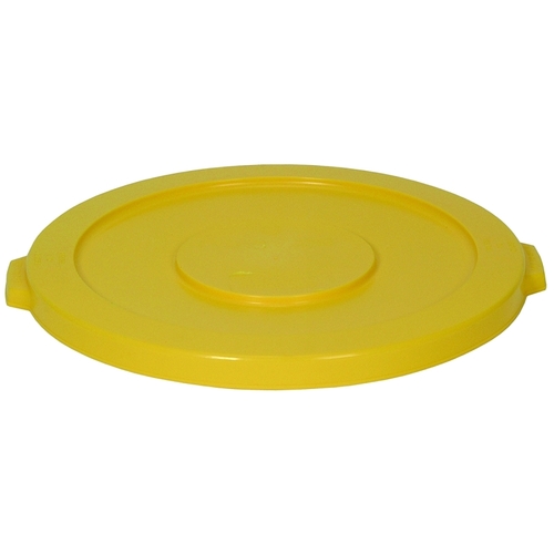 Huskee Receptacle Lid, 32 gal, Plastic, Yellow, For: Huskee 3200 Container