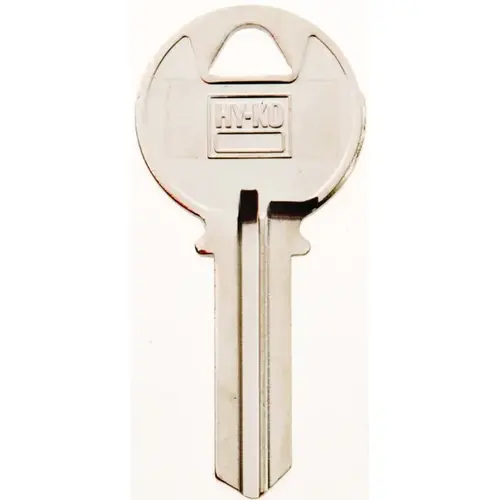 Key Blank, Brass, Nickel, For: Keil Cabinet, House Locks and Padlocks