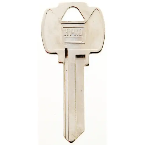 Key Blank, Brass, Nickel, For: Falcon Cabinet, House Locks and Padlocks