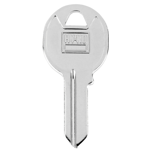 Key Blank, Brass, Nickel-Plated, For: Master MH3 Locks - pack of 10