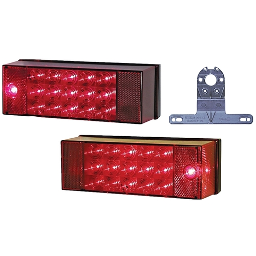 LED Light Kit, 12 V, 2-Lamp, LED Lamp, Red Lamp