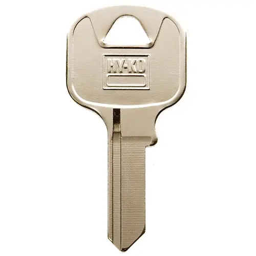 Key Blank, Brass, Nickel, For: Abus Cabinet, House Locks and Padlocks