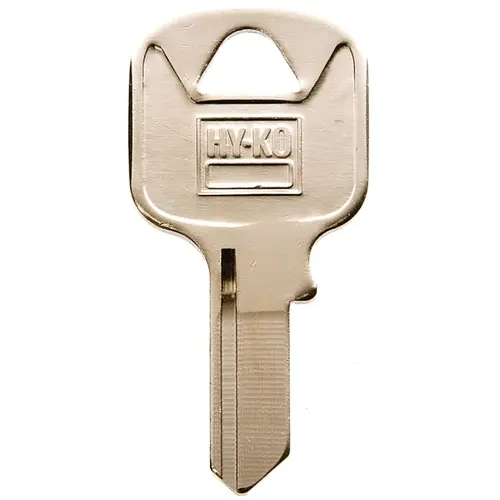 Key Blank, Brass, Nickel, For: Abus Cabinet, House Locks and Padlocks