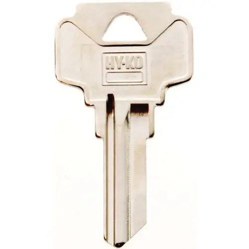 Key Blank, Brass, Nickel, For: Dexter Cabinet, House Locks and Padlocks - pack of 10