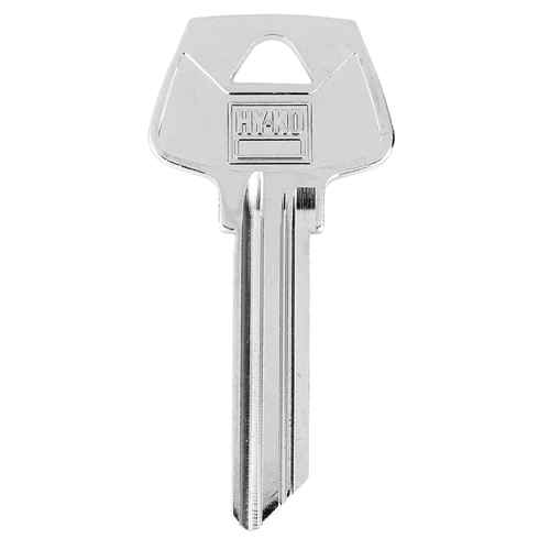 Key Blank, Brass, Nickel-Plated, For: Sargent S48 Locks