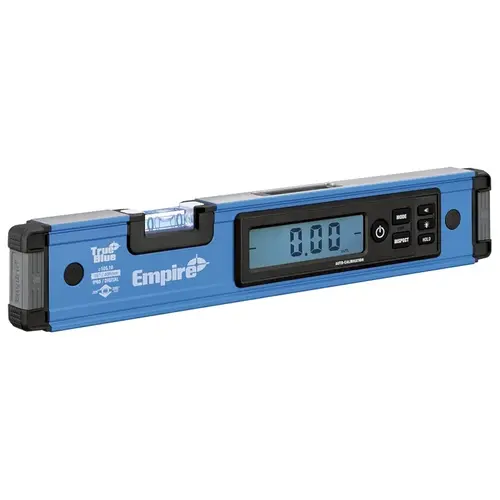 Empire Level E105.16 True Blue Series Digital Box Level, 16 in L, 2-Vial, Non-Magnetic, Aluminum