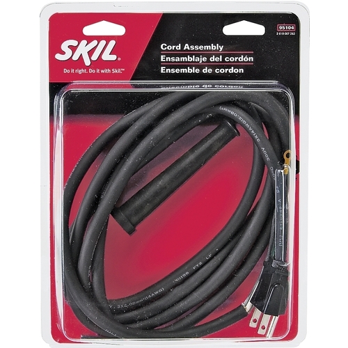 SKIL 95104L Wormdrive Cord Assembly, Heavy-Duty, Rubber