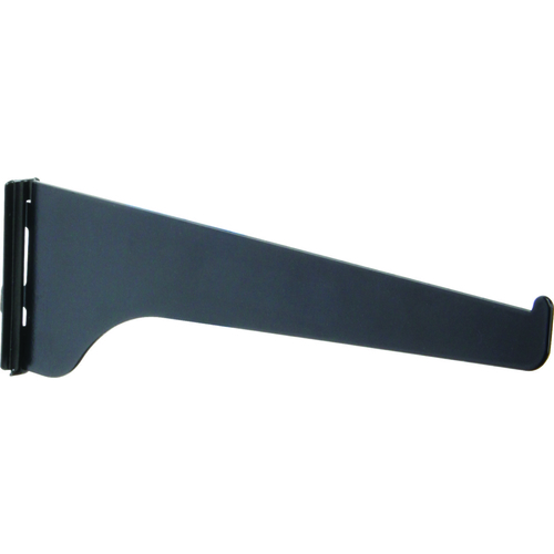 BRACKET SHELF STEEL 8IN BLACK